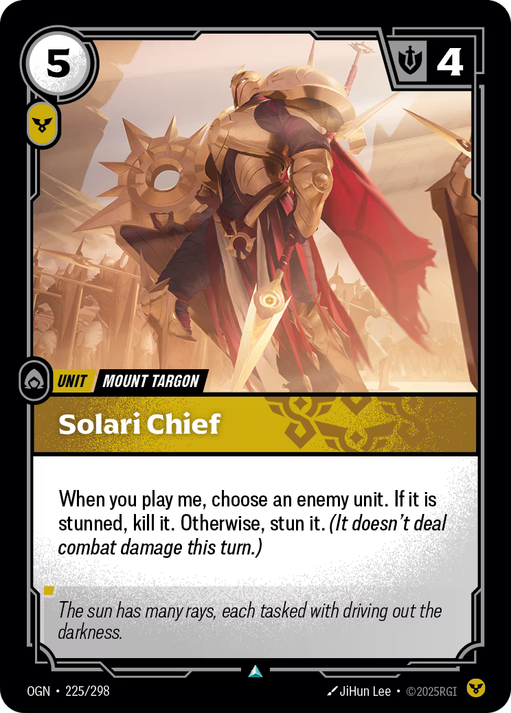 225/298 Solari Chief - Uncommon - Origins