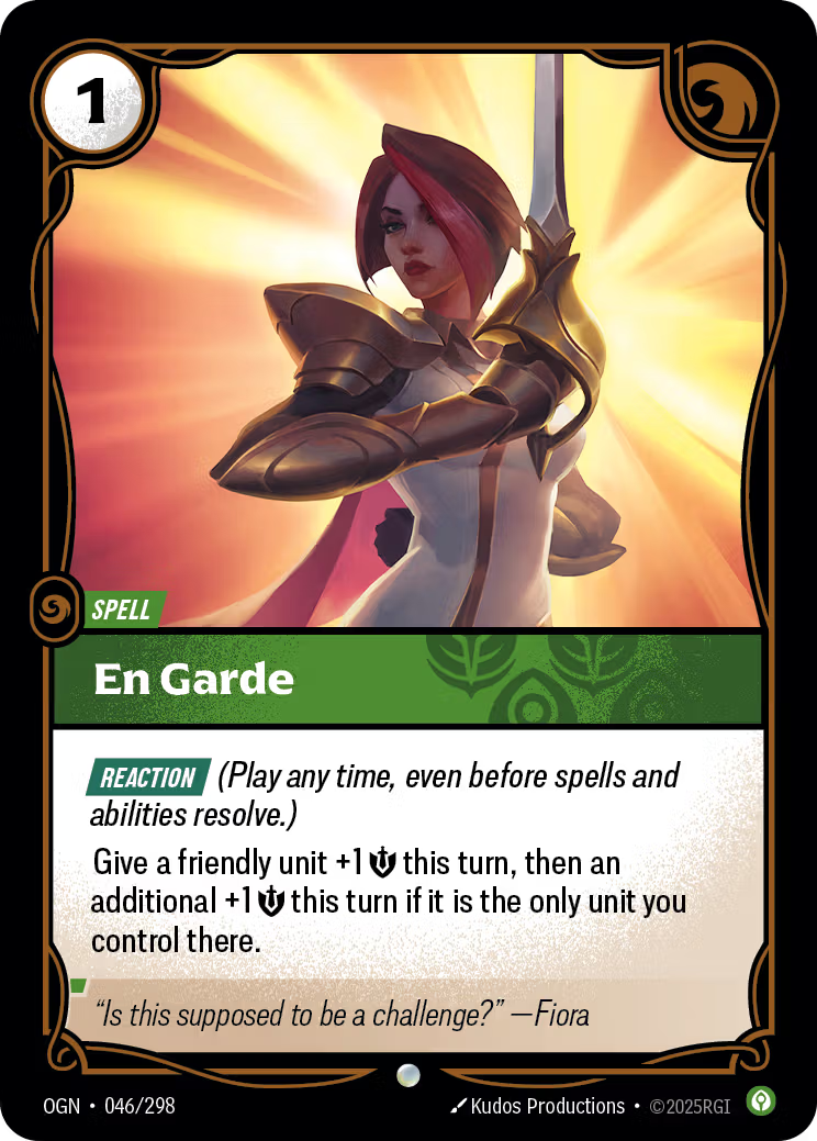 046/298 En Garde - Common - Origins