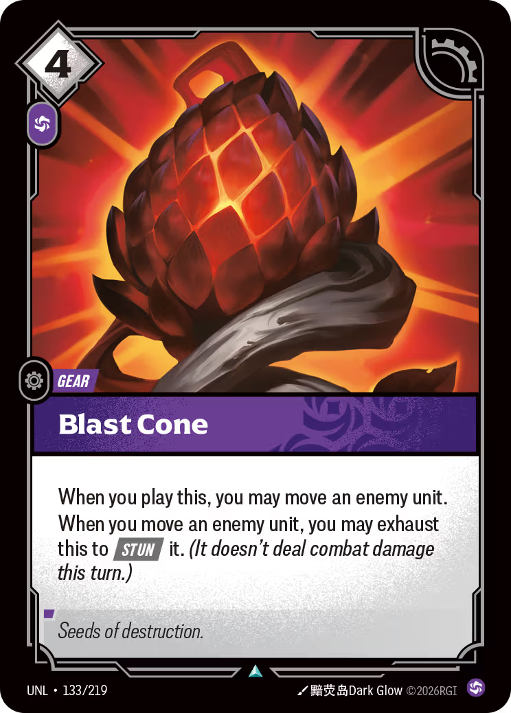 133/219 Blast Cone - Uncommon - Unleashed