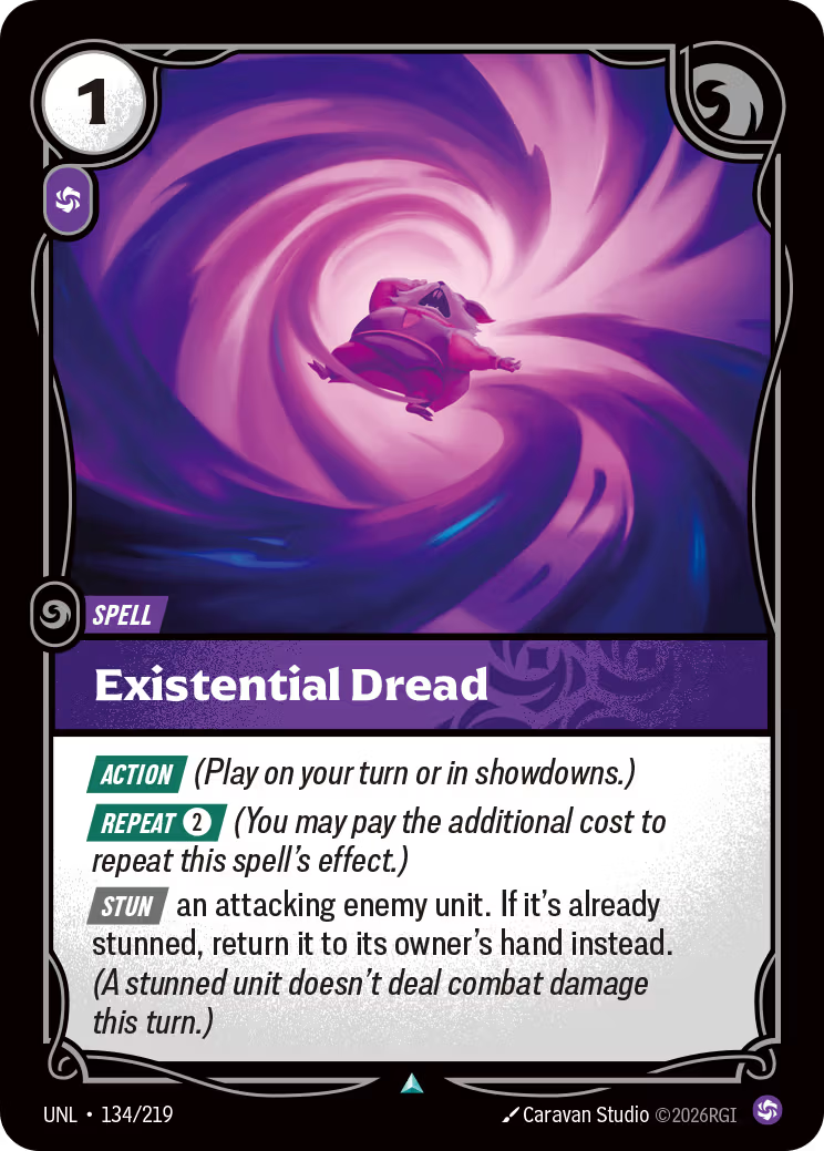 134/219 Existential Dread - Uncommon - Unleashed