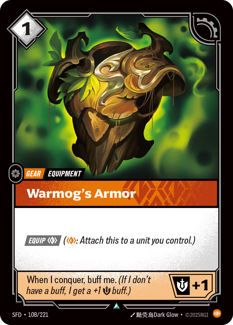 108/221 Warmog's Armor - Uncommon - Spiritforged