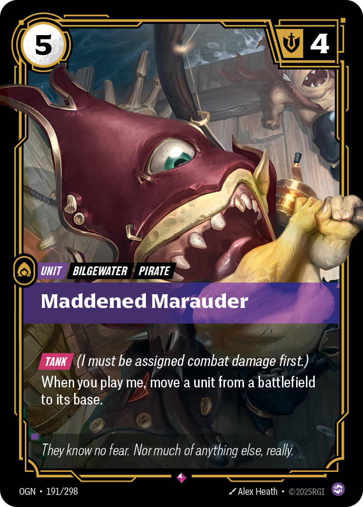 191/298 Maddened Marauder - Rare - Origins