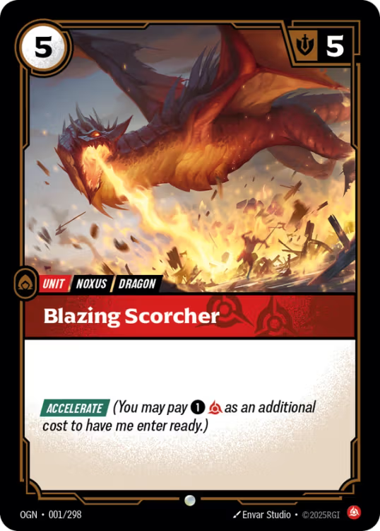 001/298 Blazing Scorcher - Common - Origins