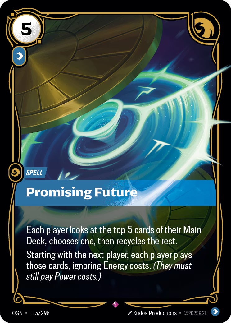 115/298 Promising Future - Rare - Origins