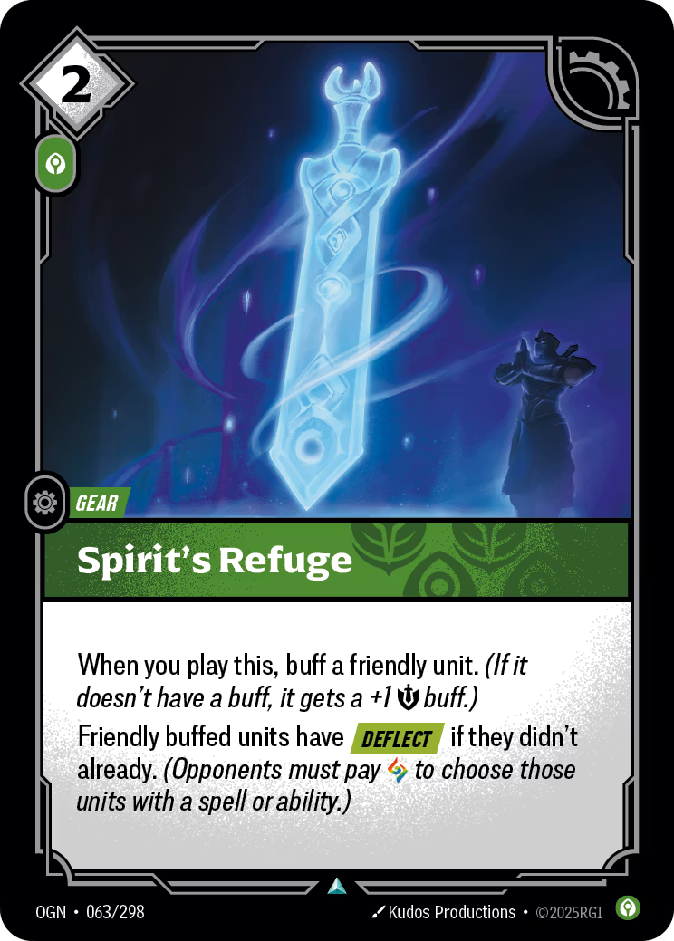 063/298 Spirit's Refuge - Uncommon - Origins