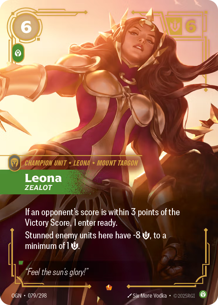 079/298 Leona, Zealot - Epic - Origins