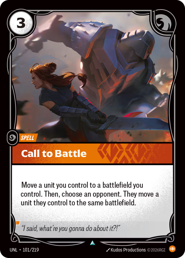 101/219 Call to Battle - Uncommon - Unleashed