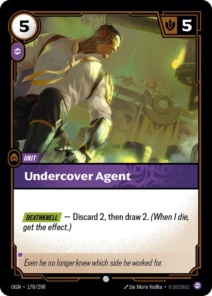 178/298 Undercover Agent - Common - Origins