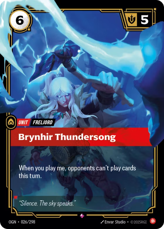 026/298 Brynhir Thundersong - Rare - Origins