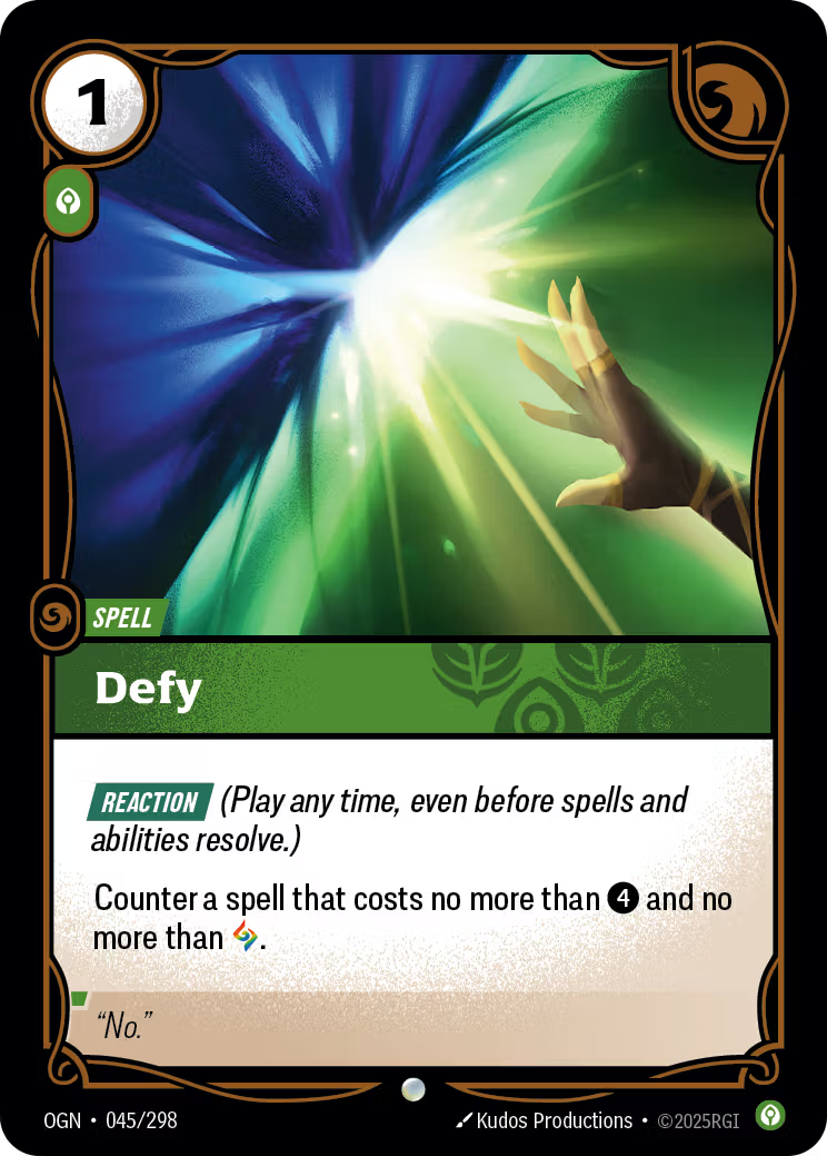 045/298 Defy - Common - Origins