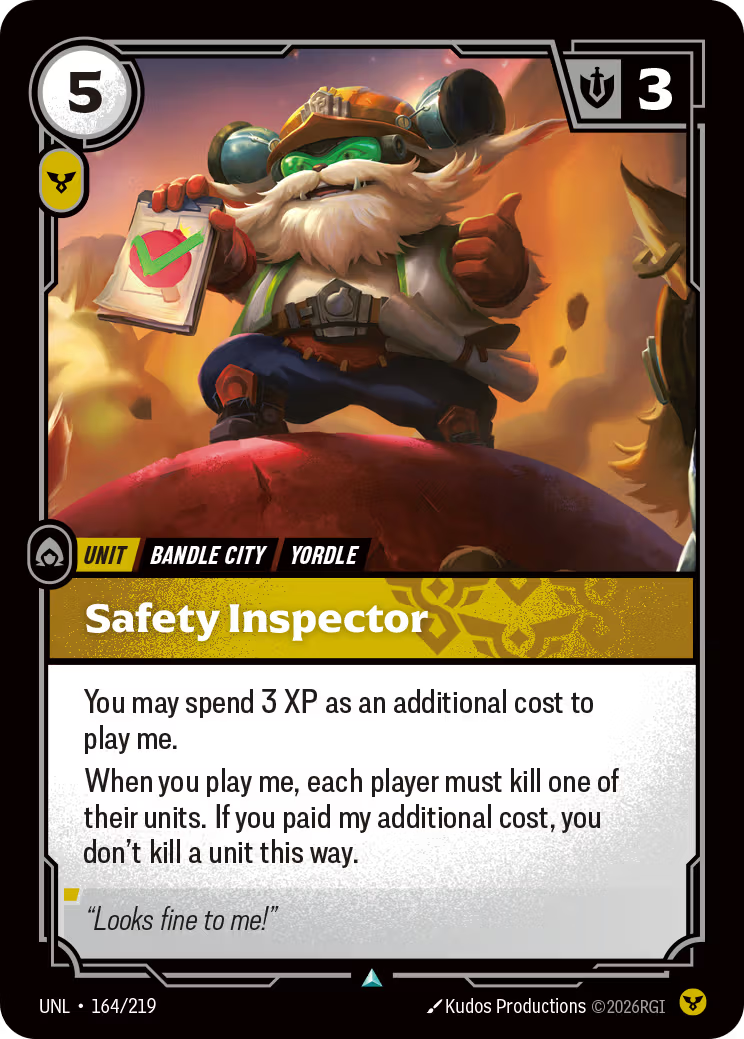 164/219 Safety Inspector - Uncommon - Unleashed