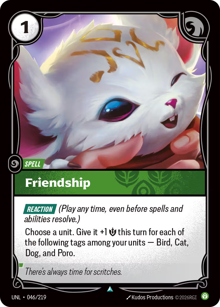 046/219 Friendship - Uncommon - Unleashed