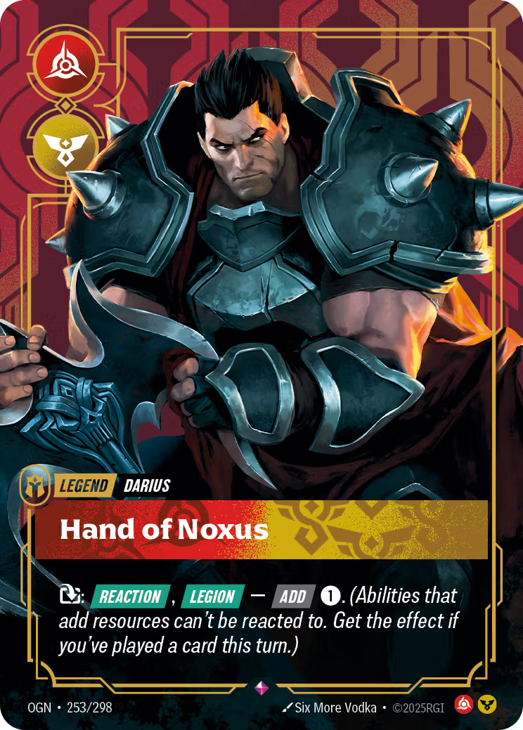 253/298 Darius - Hand of Noxus - Legend - Origins