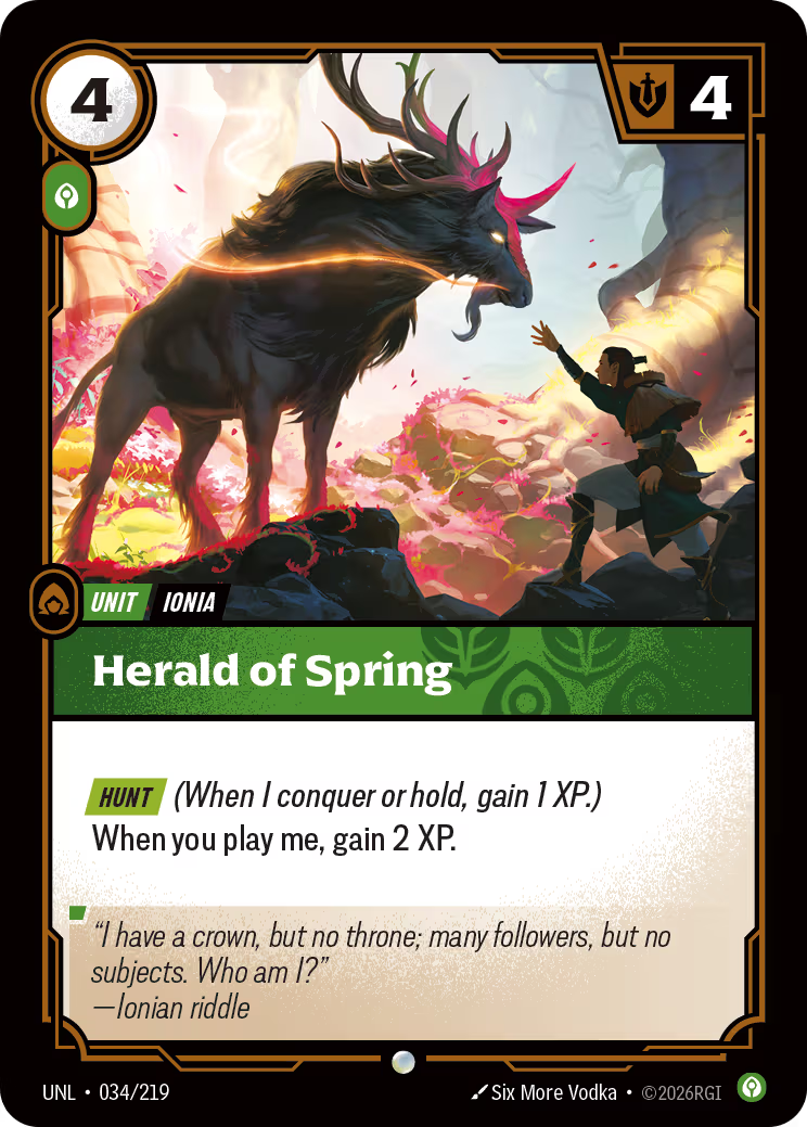 034/219 Herald of Spring - Common - Unleashed