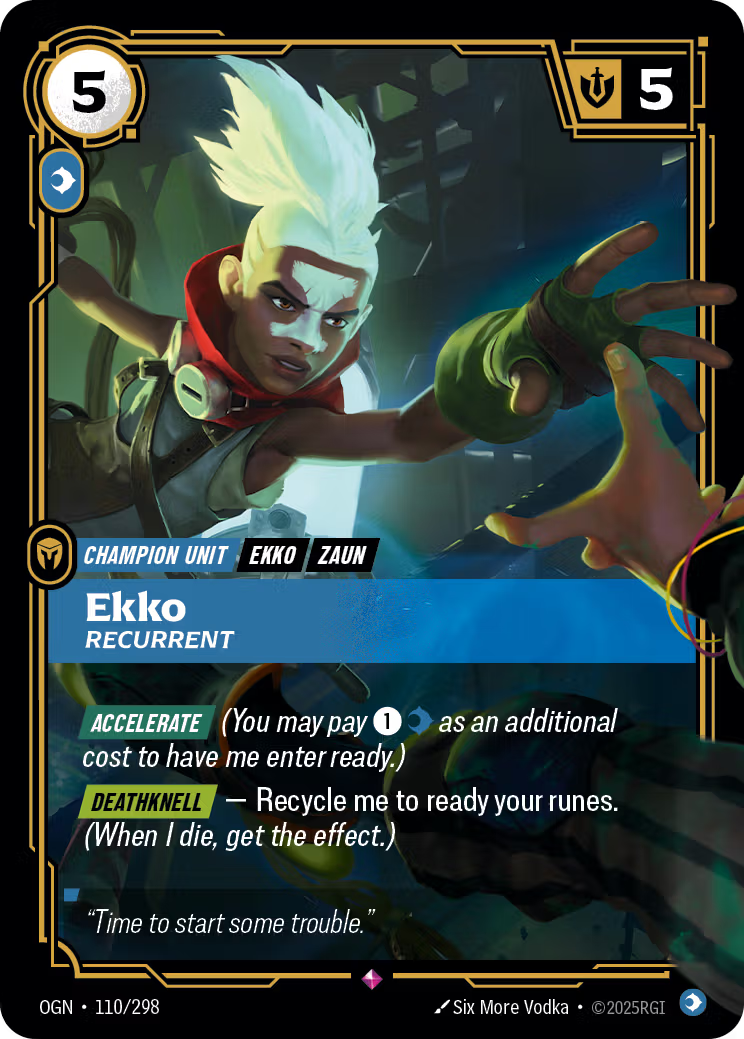 110/298 Ekko, Recurrent - Rare - Origins