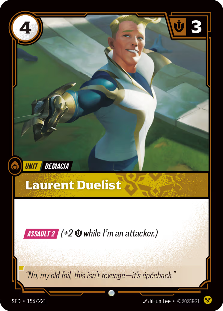 156/221 Laurent Duelist - Common - Spiritforged