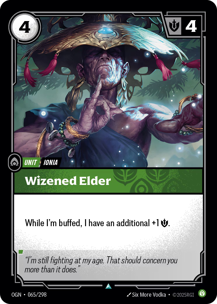 065/298  Wizened Elder - Uncommon - Origins