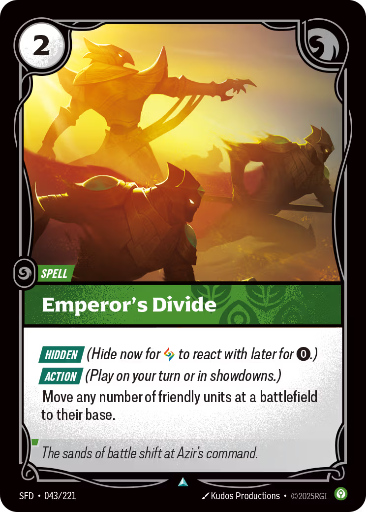 043/221 Emperor's Divide - Uncommon - Spiritforged