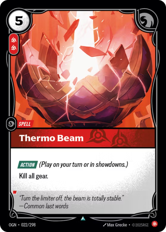 022/298 Thermo Beam - Uncommon - Origins