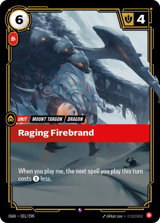 031/298 Raging Firebrand - Rare - Origins