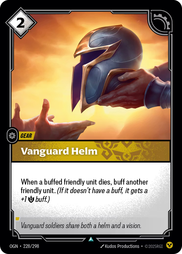 228/298 Vanguard Helm - Uncommon - Origins