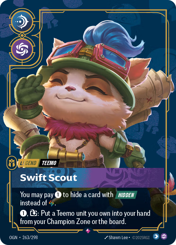 263/298 Teemo - Swift Scout - Legend - Origins