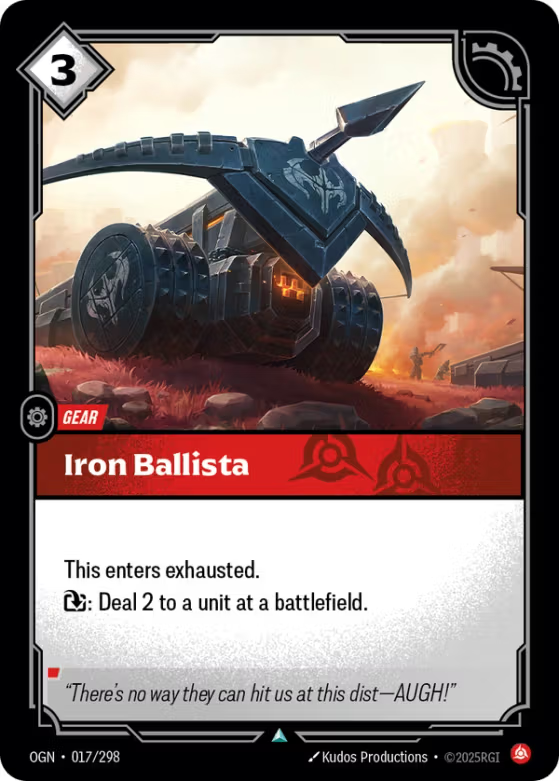 017/298 Iron Ballista - Uncommon - Origins