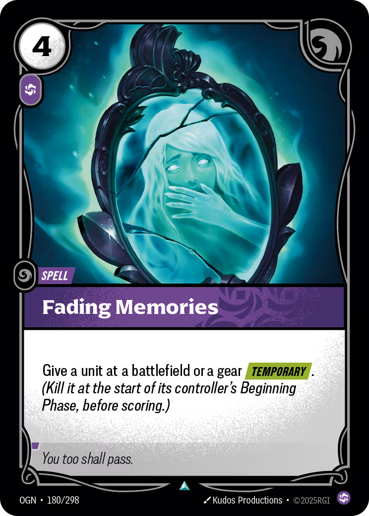 180/298 Fading Memories - Uncommon - Origins