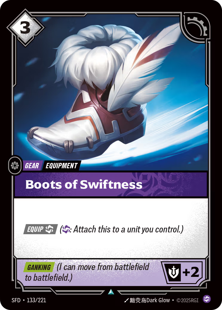 133/221 Boots of Swiftness - Uncommon - Spiritforged