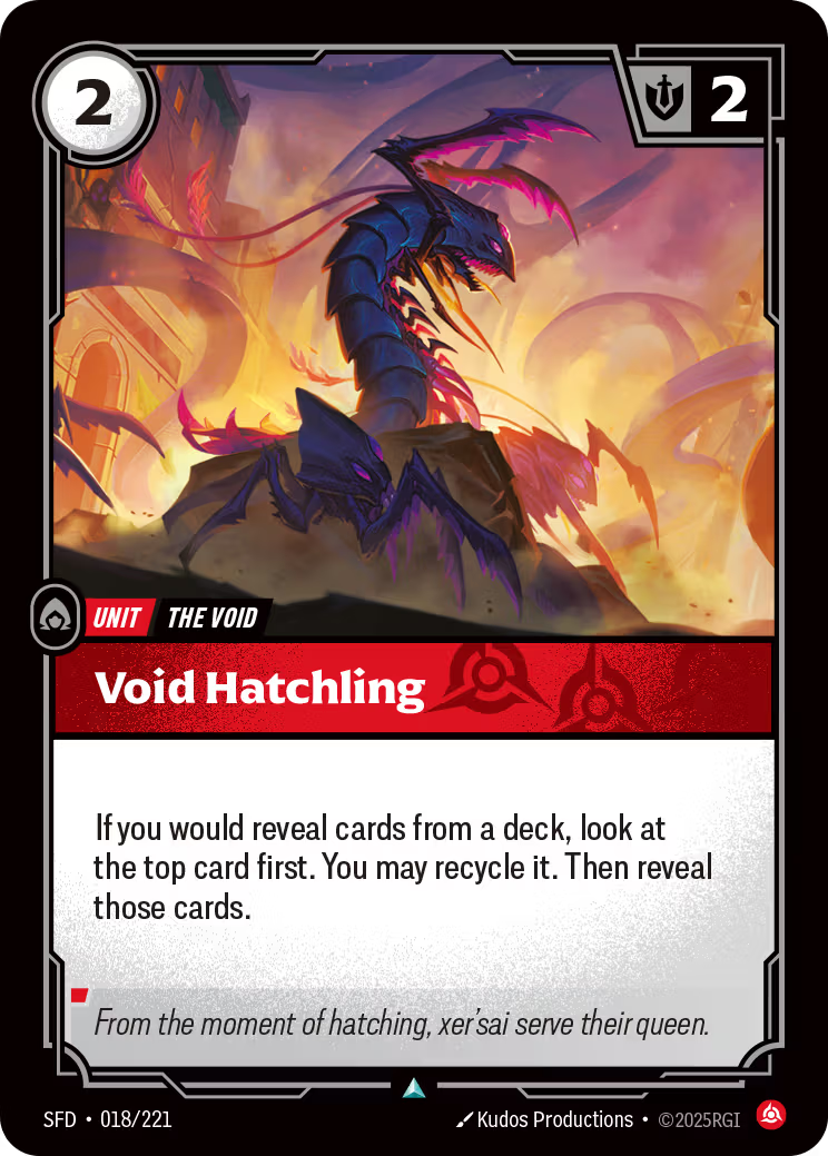 018/221 Void Hatchling - Uncommon - Spiritforged