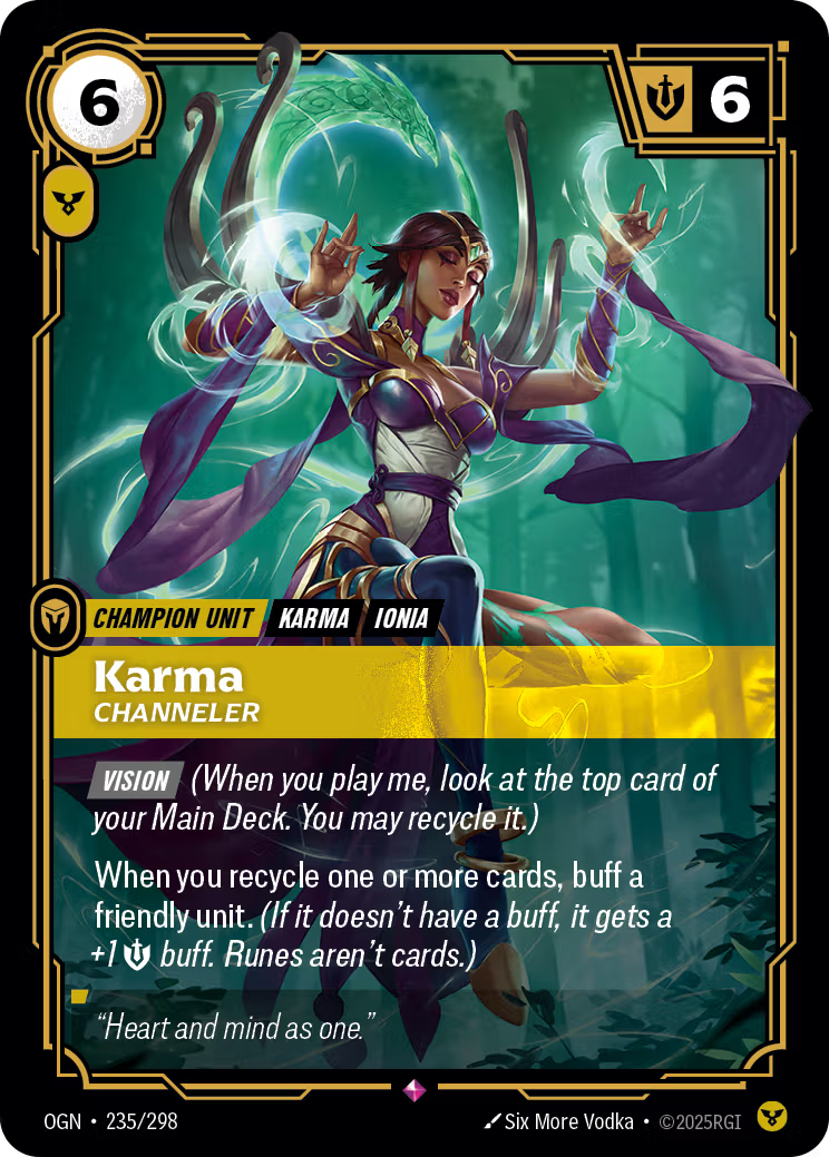 235/298 Karma, Channeler - Rare - Origins