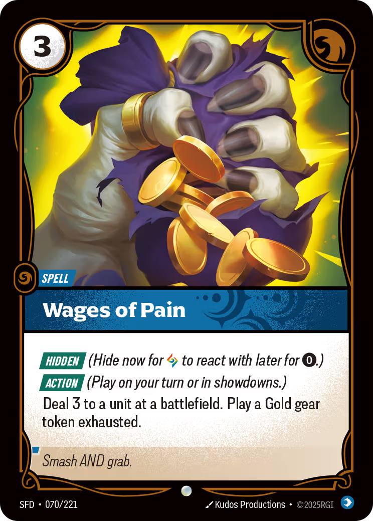 070/221 Wages of Pain - Common - Spiritforged