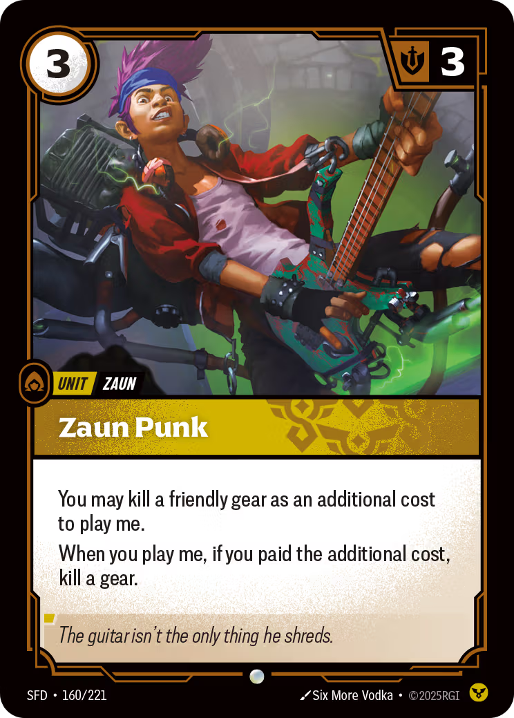 160/221 Zaun Punk - Common - Spiritforged