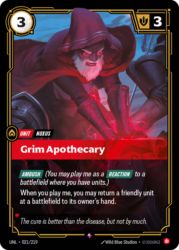 021/219 Grim Apothecary - Rare - Unleashed