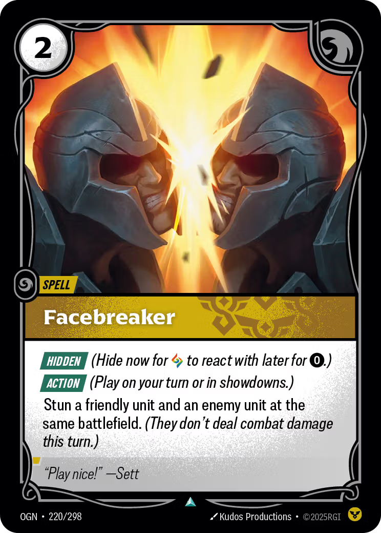 220/298 Facebreaker - Uncommon - Origins