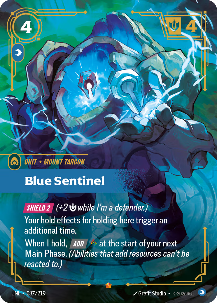 087/219 Blue Sentinel - Epic - Unleashed
