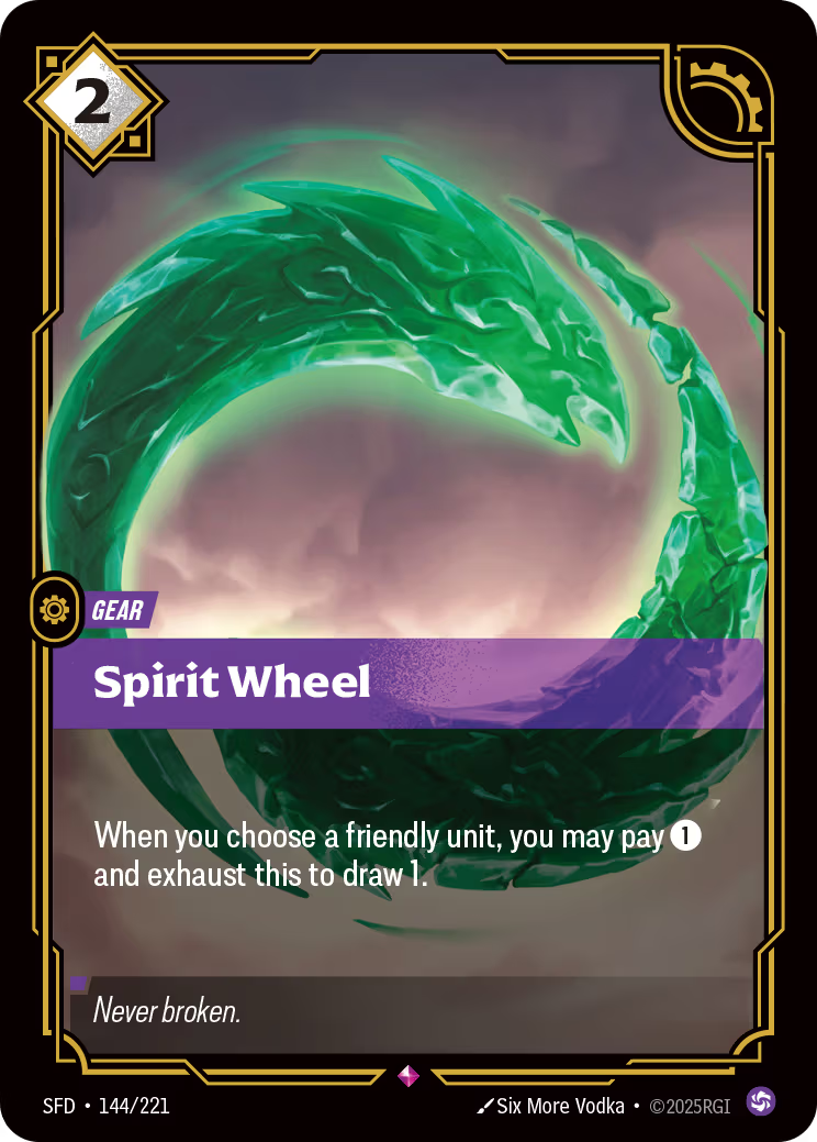 144/221 Spirit Wheel - Rare - Spiritforged