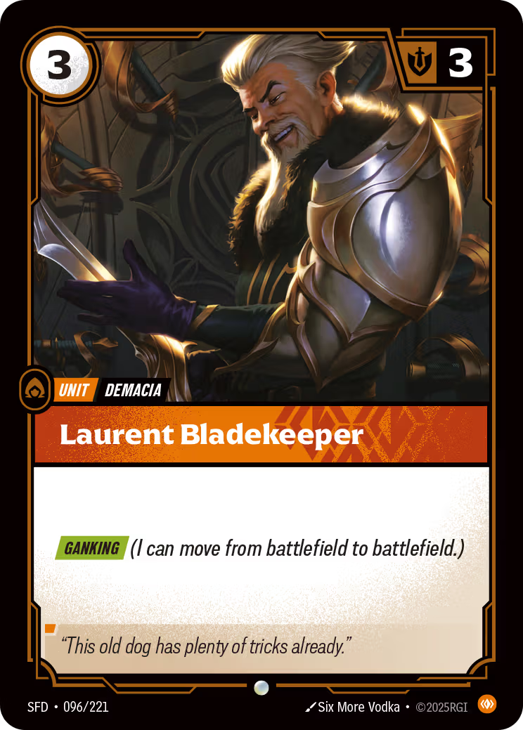 096/221 Laurent Bladekeeper - Common - Spiritforged