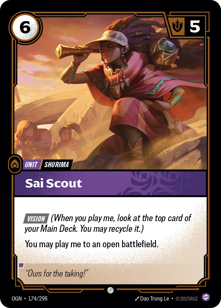 174/298 Sai Scout - Common - Origins