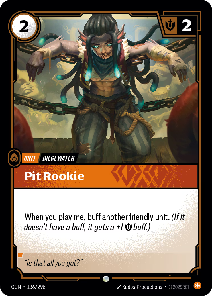136/298 Pit Rookie - Common - Origins