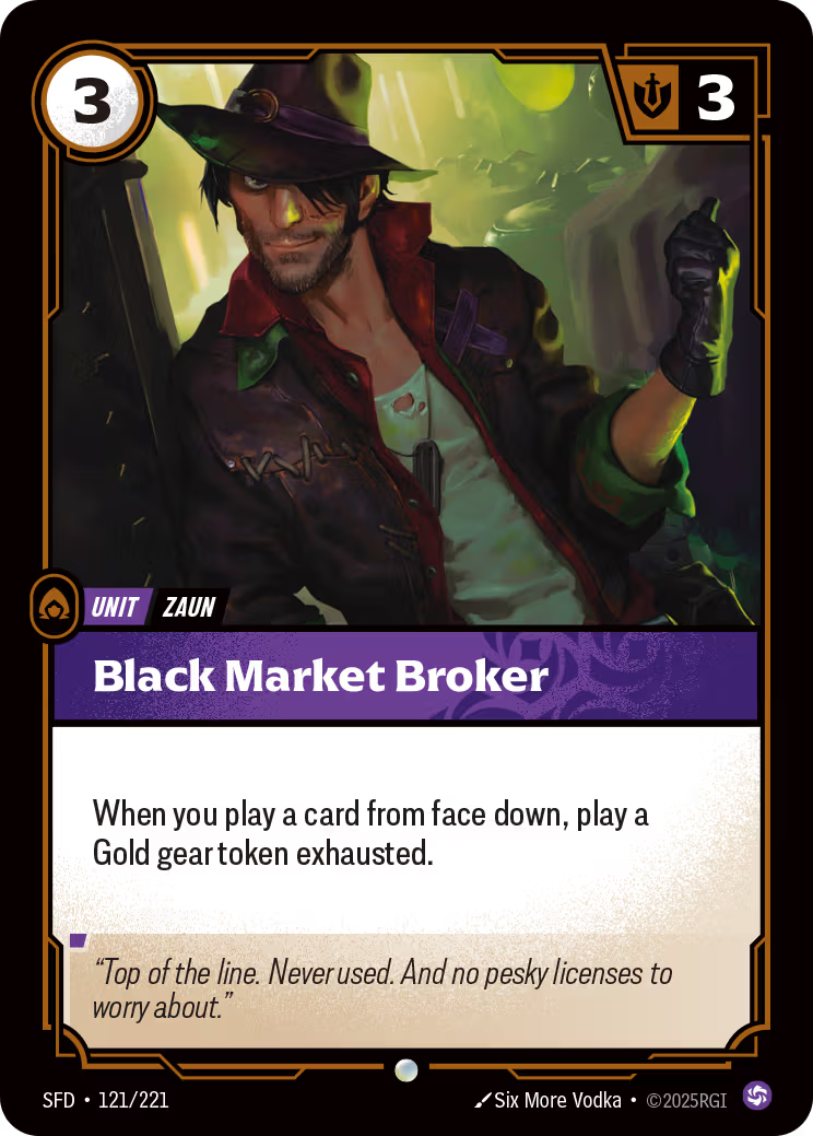 121/221 Black Market Broker - Common - Spiritforged