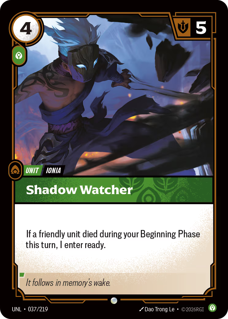 037/219 Shadow Watcher - Common - Unleashed
