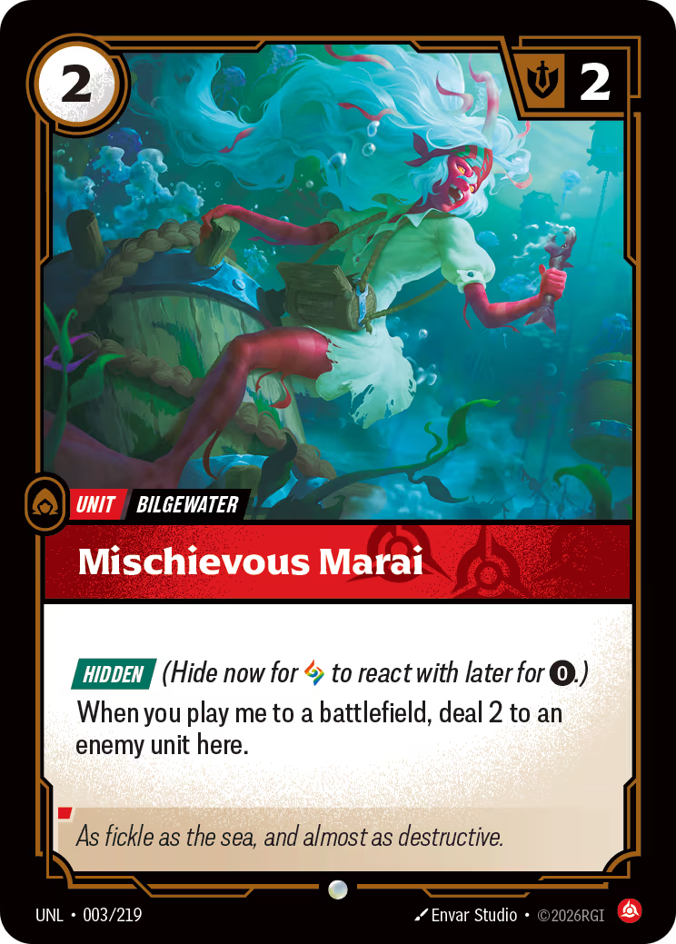 003/219 Mischievous Marai - Common - Unleashed