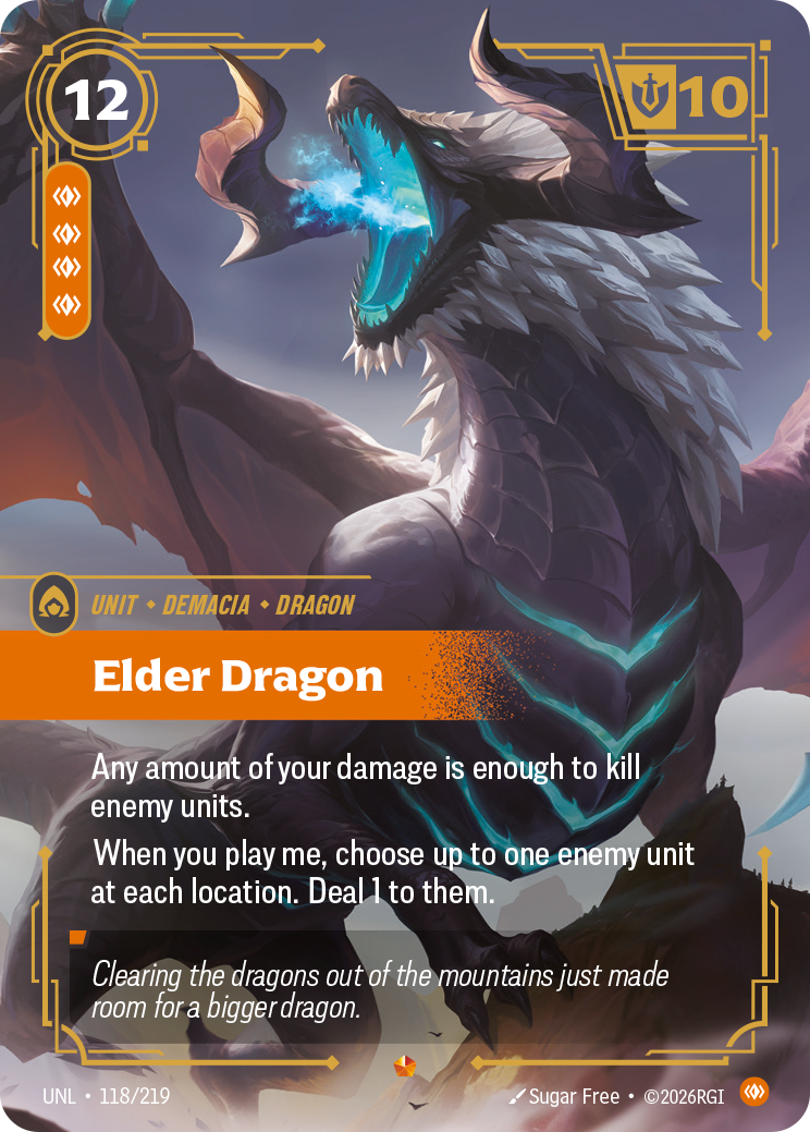 118/219 Elder Dragon - Epic - Unleashed