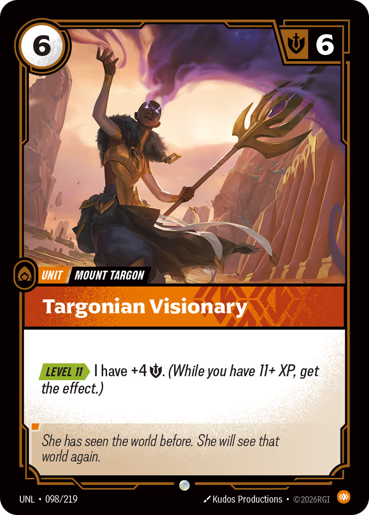 098/219 Targonian Visionary - Common - Unleashed