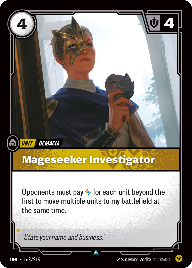 163/219 Mageseeker Investigator - Uncommon - Unleashed