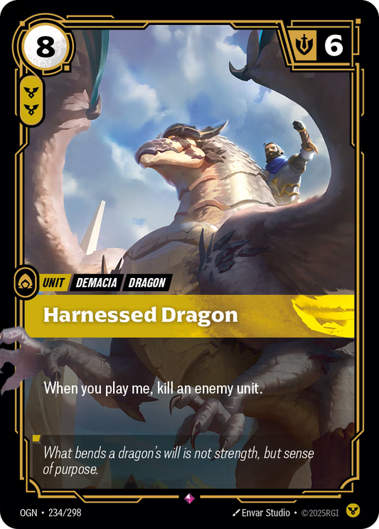 234/298 Harnessed Dragon - Rare - Origins