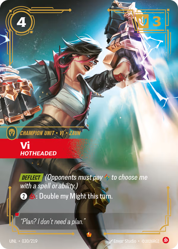 030/219 Vi, Hotheaded - Epic - Unleashed