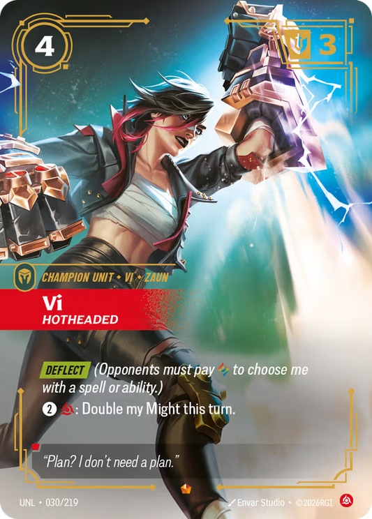 030/219 Vi, Hotheaded - Epic - Unleashed