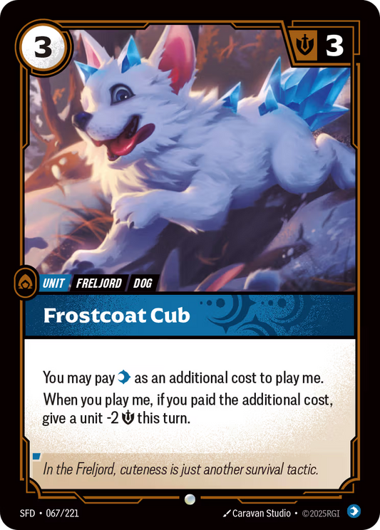 067/221 Frostcoat Cub - Common - Spiritforged